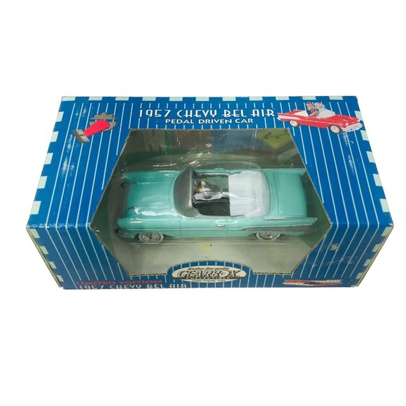 Gearbox 1997 Vintage 1957 Chevy Bel Air Convertible Serial #03684 Pedal Car New - Picture 1 of 10